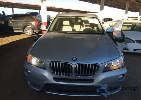 2013 BMW X3 xDrive28I из США, поврежденный, VIN 5UXWX9C5XD0D00721